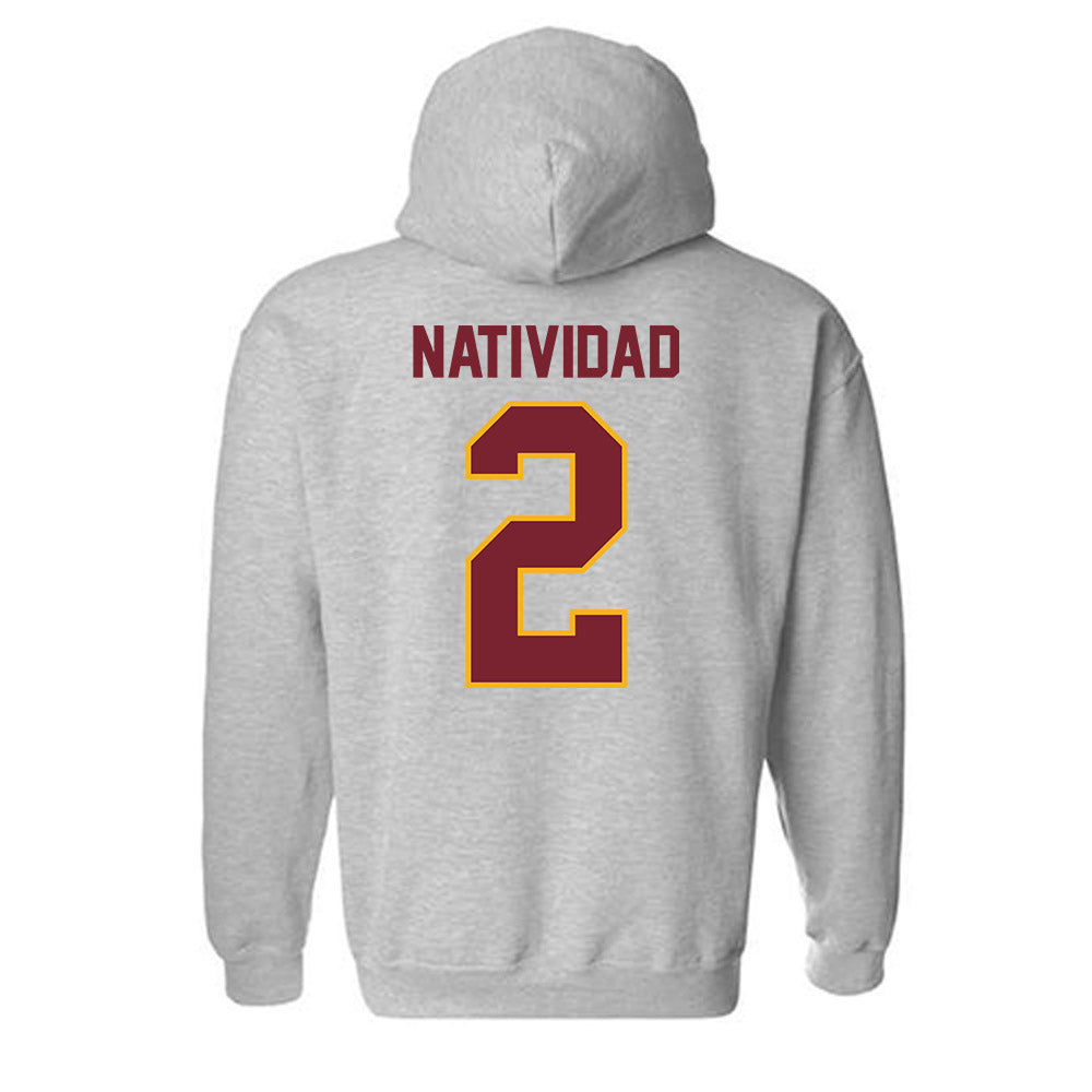 Winthrop - NCAA Baseball : Gabe Natividad - Classic Shersey Hooded Sweatshirt-1