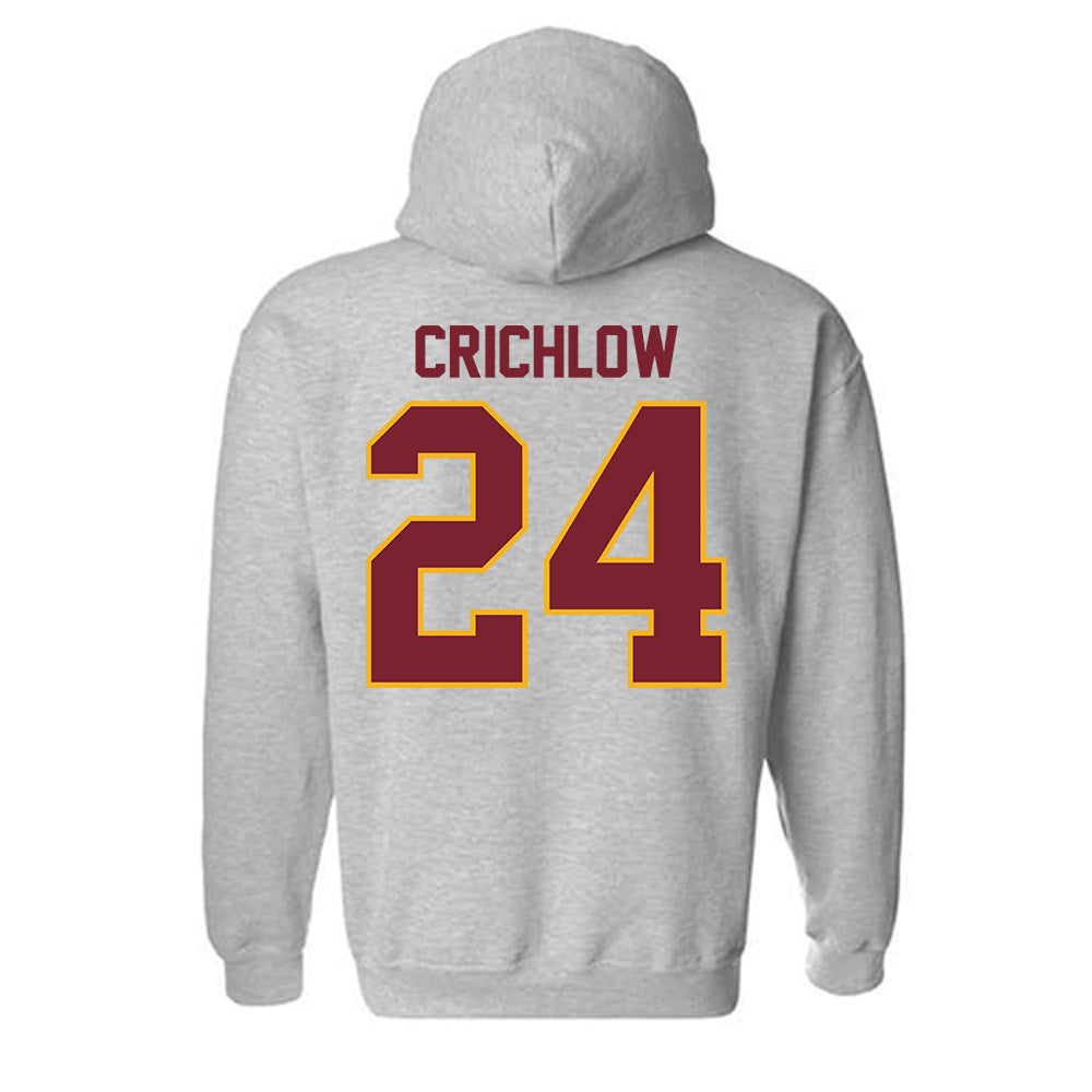 Winthrop - NCAA Men's Soccer : Emory Crichlow - Classic Shersey Hooded Sweatshirt-1