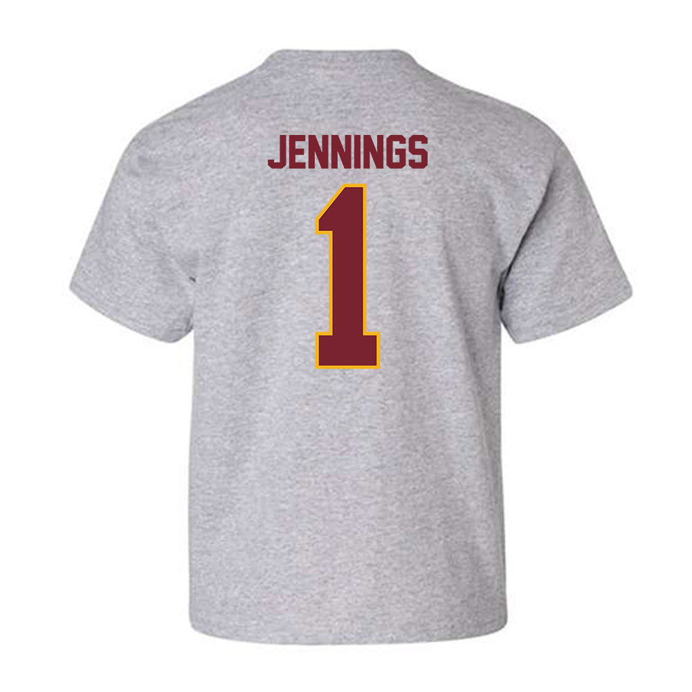 Winthrop - NCAA Baseball : Chancellor Jennings - Youth T-Shirt-1
