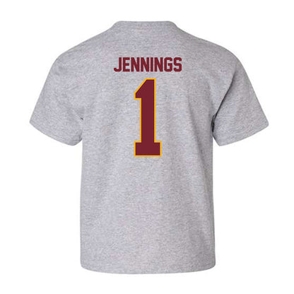 Winthrop - NCAA Baseball : Chancellor Jennings - Youth T-Shirt-1