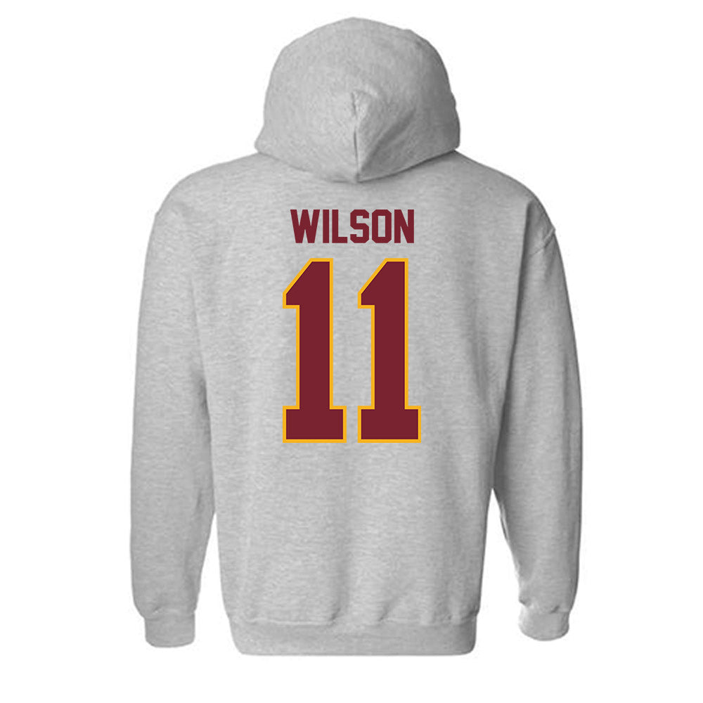 Winthrop - NCAA Women's Basketball : Naomi Wilson - Classic Shersey Hooded Sweatshirt-1