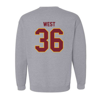 Winthrop - NCAA Baseball : Stephen West - Crewneck Sweatshirt-1
