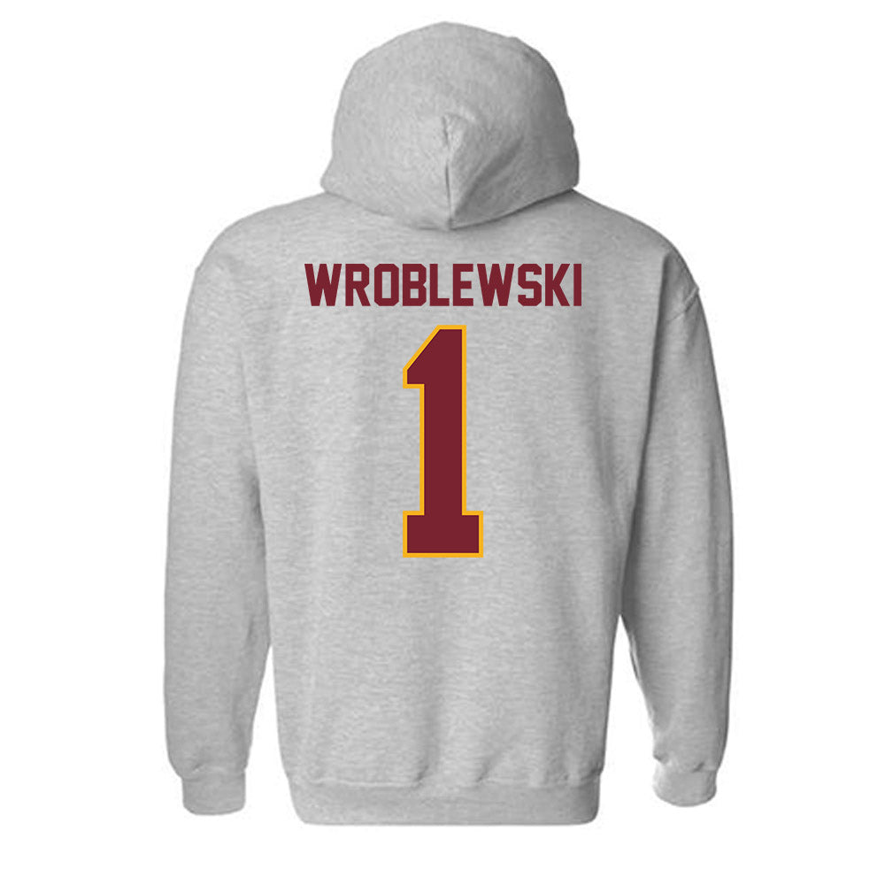 Winthrop - NCAA Women's Lacrosse : Reese Wroblewski - Classic Shersey Hooded Sweatshirt-1