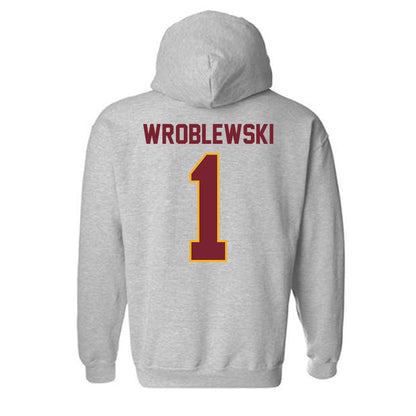 Winthrop - NCAA Women's Lacrosse : Reese Wroblewski - Classic Shersey Hooded Sweatshirt-1
