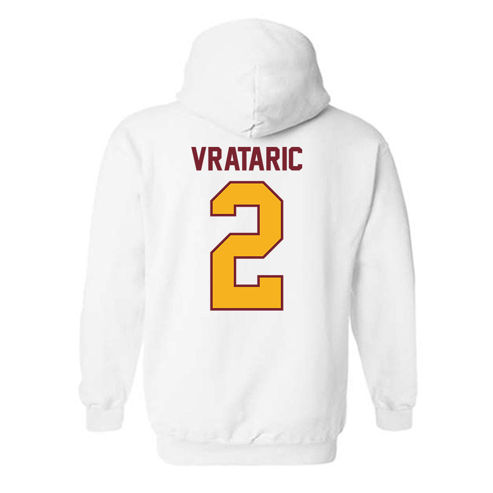 Winthrop - NCAA Men's Soccer : Dragen Vrataric - Classic Shersey Hooded Sweatshirt-1