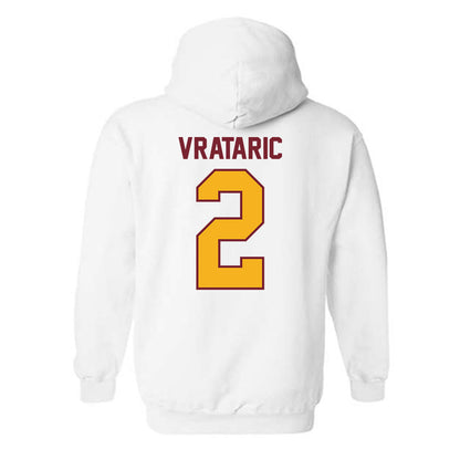 Winthrop - NCAA Men's Soccer : Dragen Vrataric - Classic Shersey Hooded Sweatshirt-1