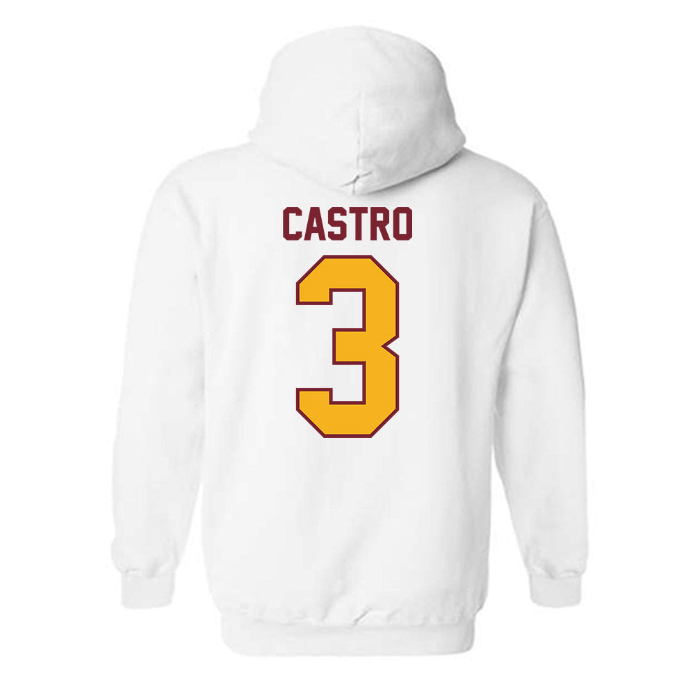 Winthrop - NCAA Men's Soccer : Emidio Castro - Classic Shersey Hooded Sweatshirt-1