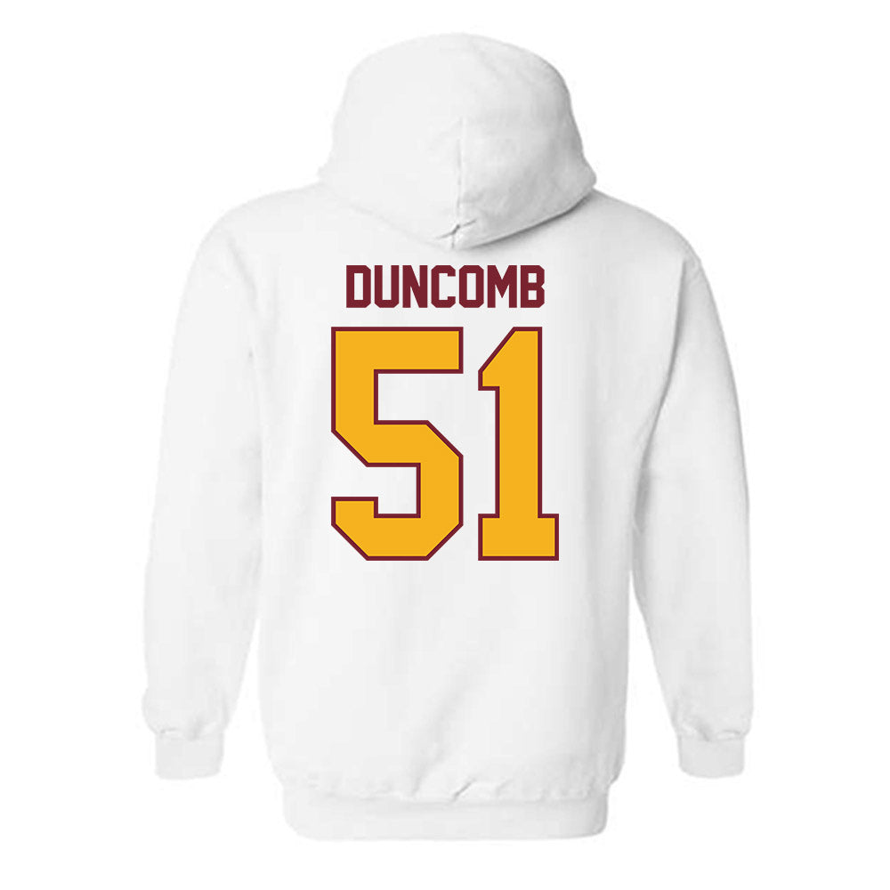 Winthrop - NCAA Men's Basketball : Logan Duncomb - Hooded Sweatshirt-1