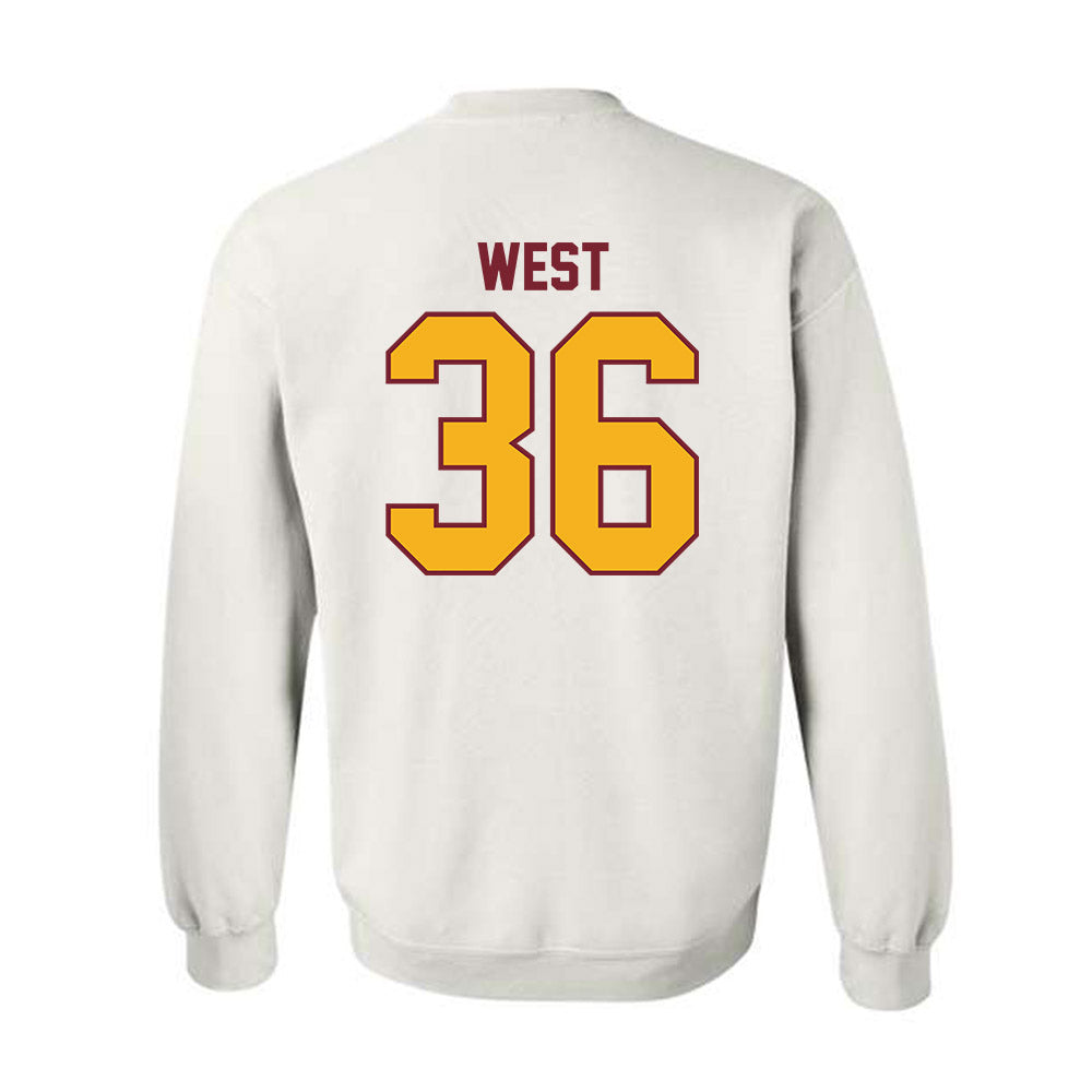 Winthrop - NCAA Baseball : Stephen West - Crewneck Sweatshirt-1