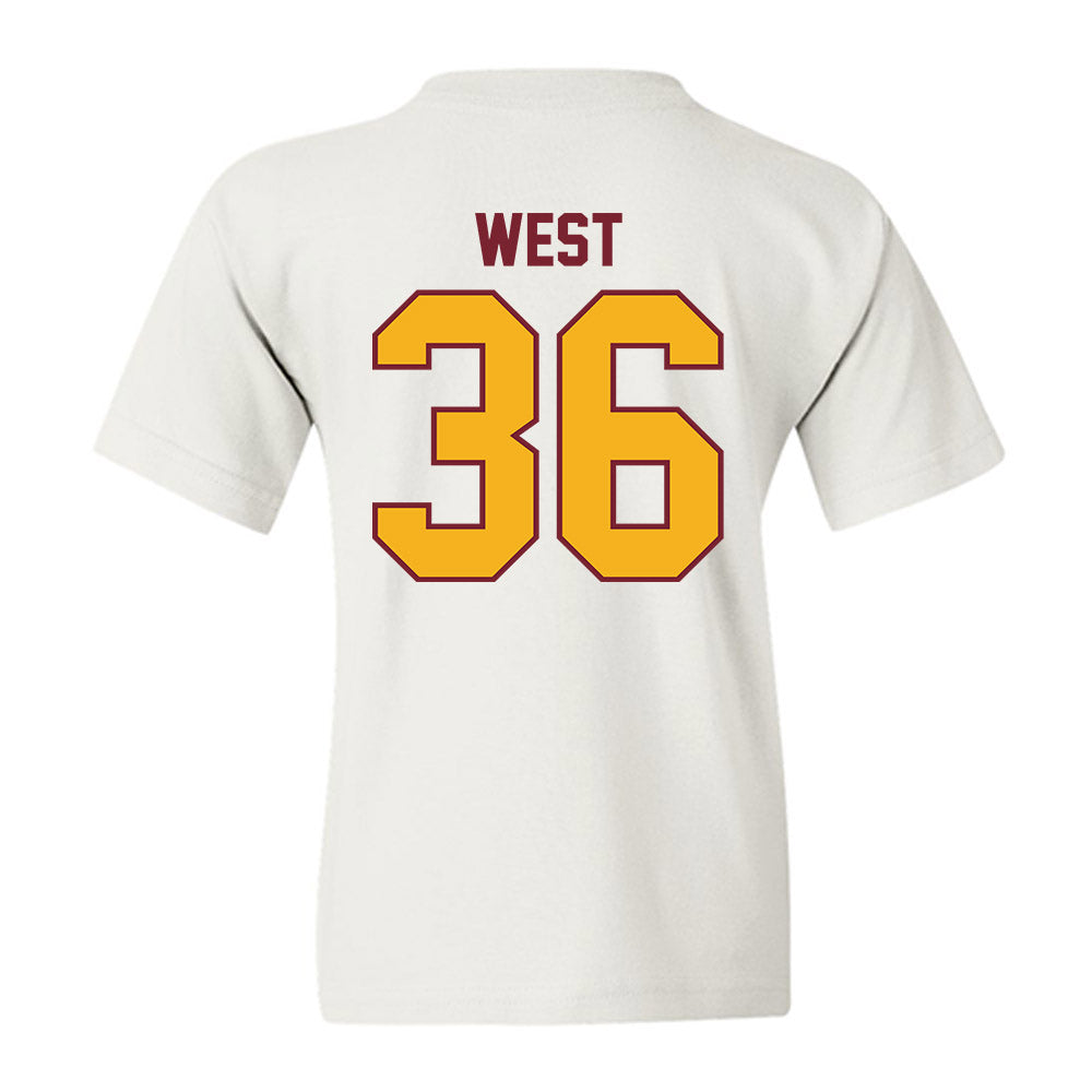 Winthrop - NCAA Baseball : Stephen West - Youth T-Shirt-1