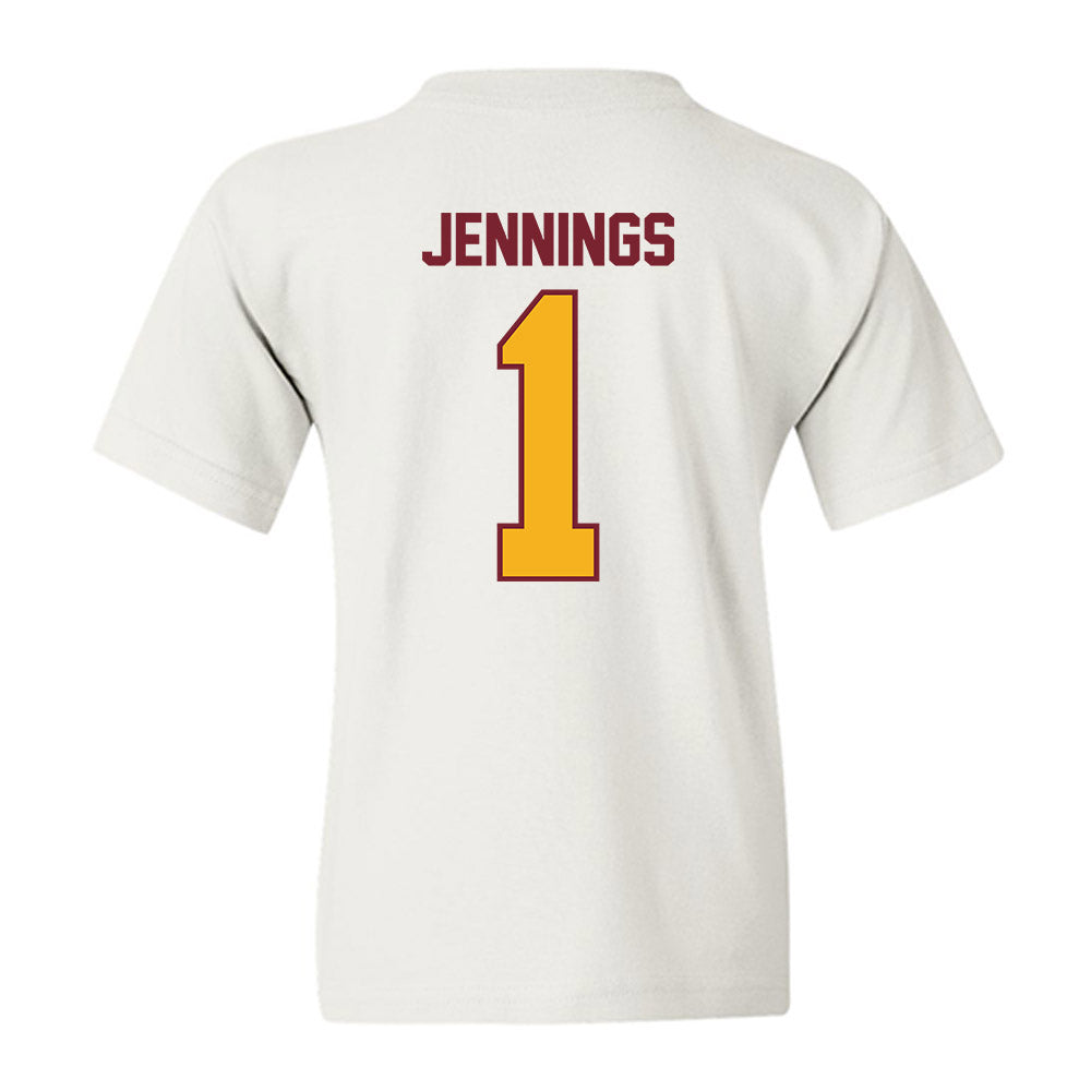 Winthrop - NCAA Baseball : Chancellor Jennings - Youth T-Shirt-1