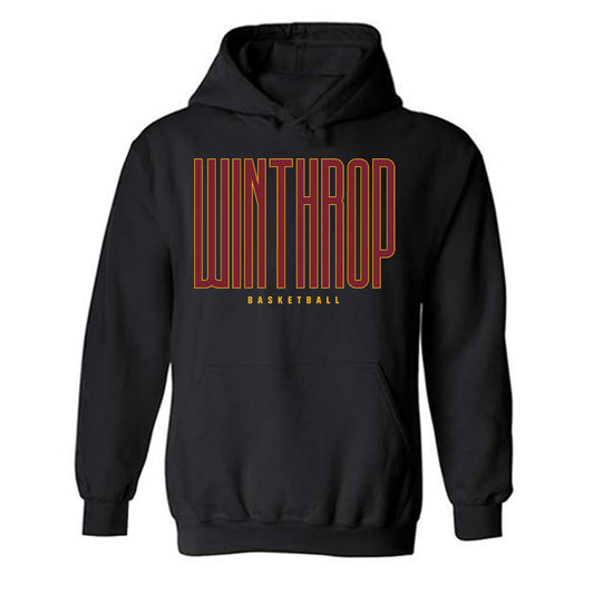 Winthrop - NCAA Men's Basketball : Kaleb Evans - Classic Shersey Hooded Sweatshirt-0