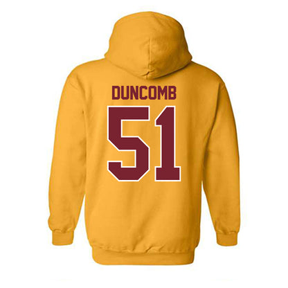 Winthrop - NCAA Men's Basketball : Logan Duncomb - Hooded Sweatshirt-1