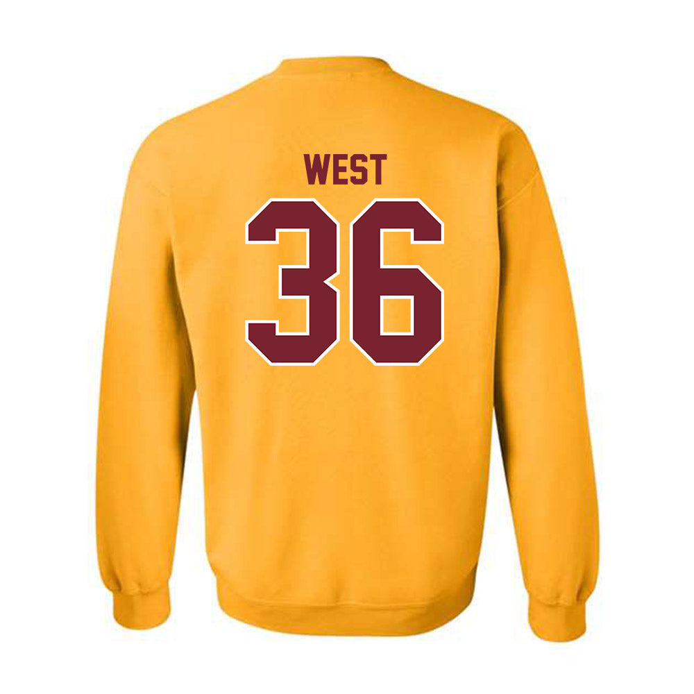 Winthrop - NCAA Baseball : Stephen West - Crewneck Sweatshirt-1