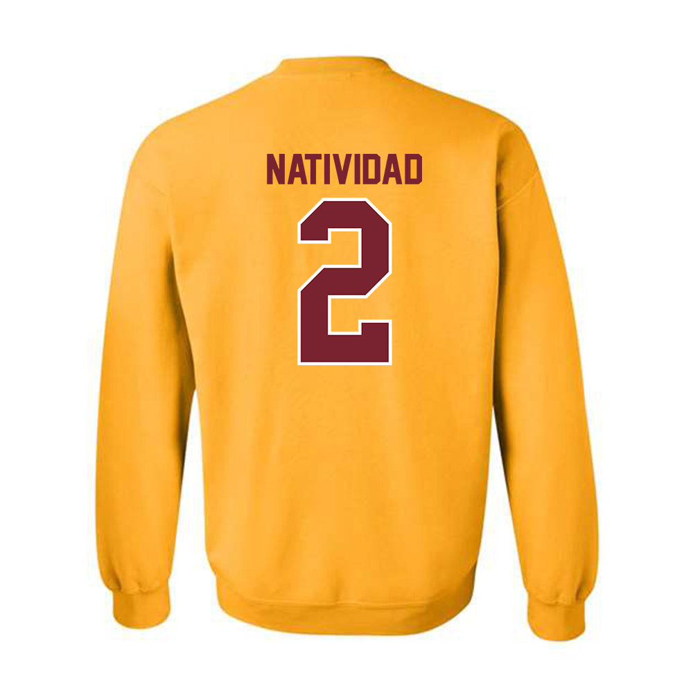 Winthrop - NCAA Baseball : Gabe Natividad - Classic Shersey Crewneck Sweatshirt-1