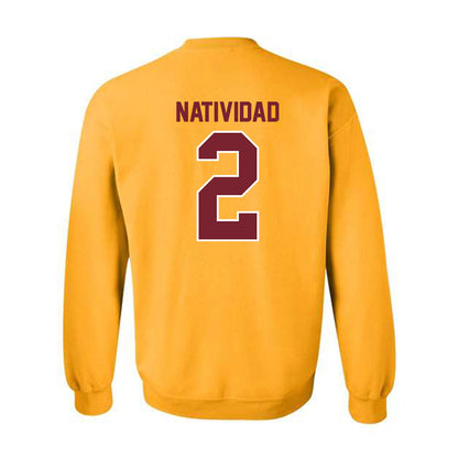 Winthrop - NCAA Baseball : Gabe Natividad - Classic Shersey Crewneck Sweatshirt-1