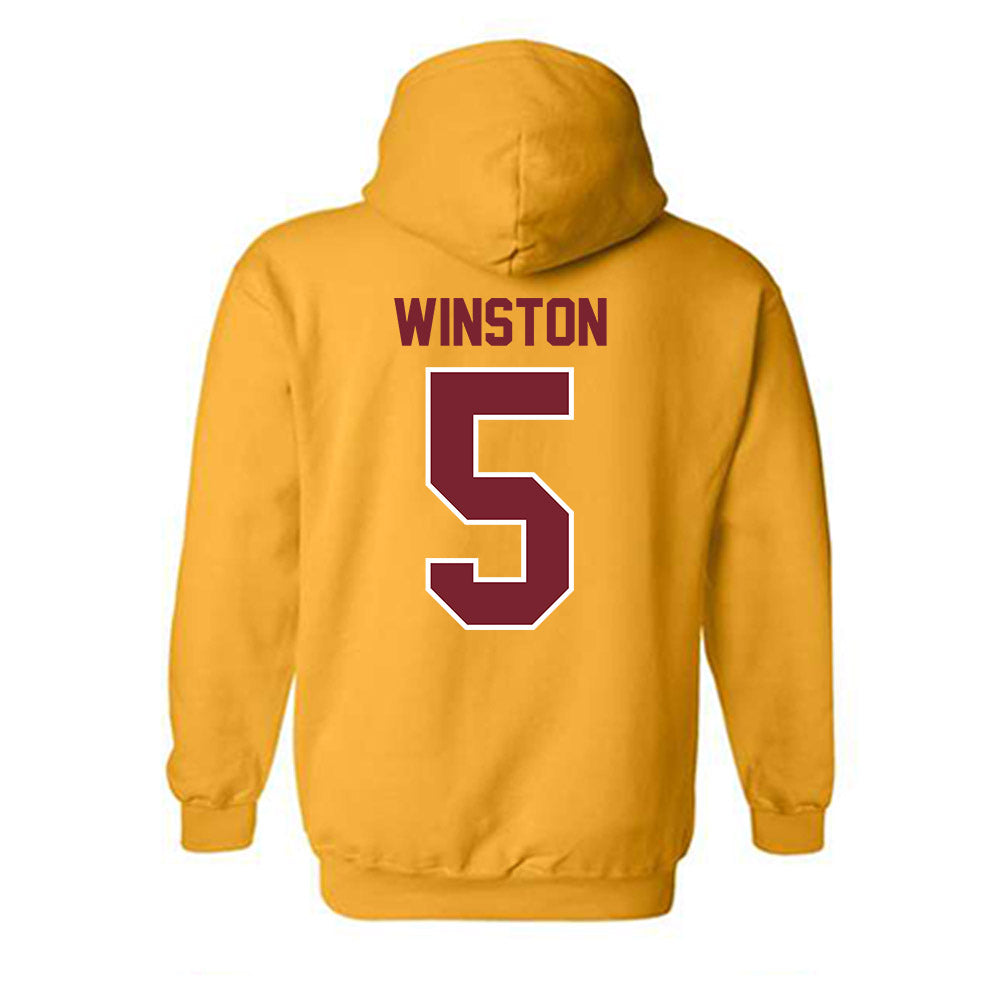 Winthrop - NCAA Women's Soccer : Zaria Winston - Classic Shersey Hooded Sweatshirt-1