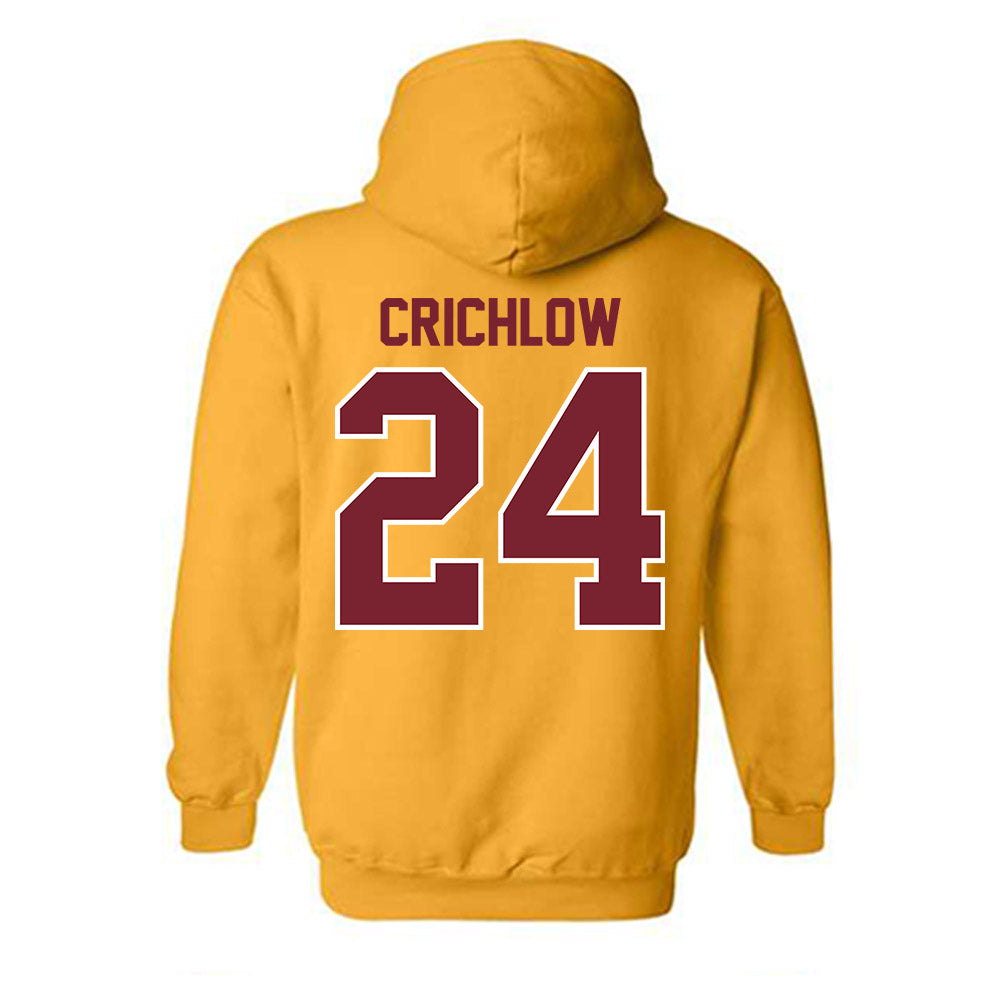 Winthrop - NCAA Men's Soccer : Emory Crichlow - Classic Shersey Hooded Sweatshirt-1