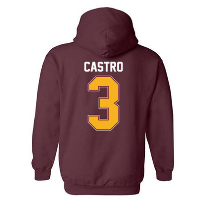 Winthrop - NCAA Men's Soccer : Emidio Castro - Classic Shersey Hooded Sweatshirt-1