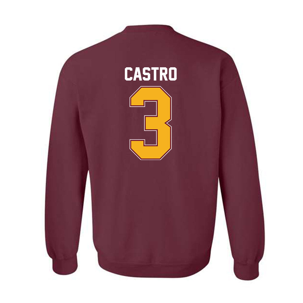 Winthrop - NCAA Men's Soccer : Emidio Castro - Classic Shersey Crewneck Sweatshirt-1