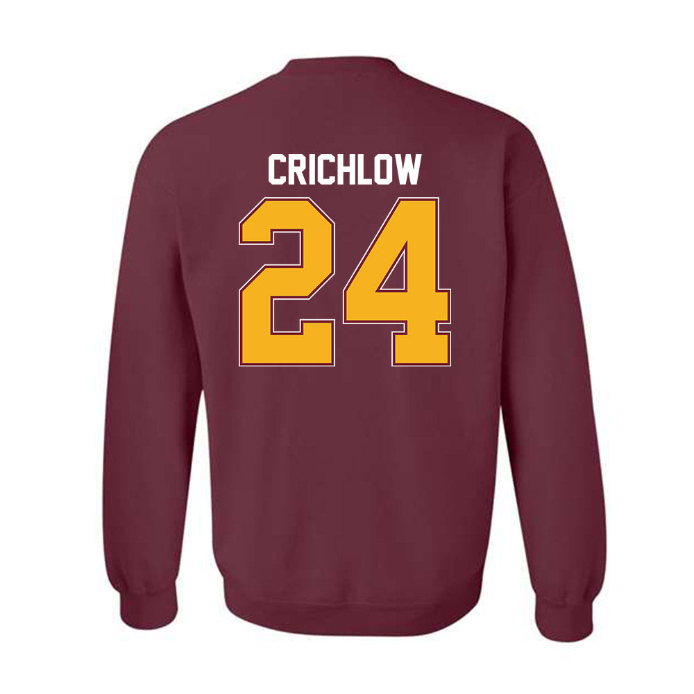 Winthrop - NCAA Men's Soccer : Emory Crichlow - Classic Shersey Crewneck Sweatshirt-1