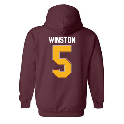 Winthrop - NCAA Women's Soccer : Zaria Winston - Classic Shersey Hooded Sweatshirt-1