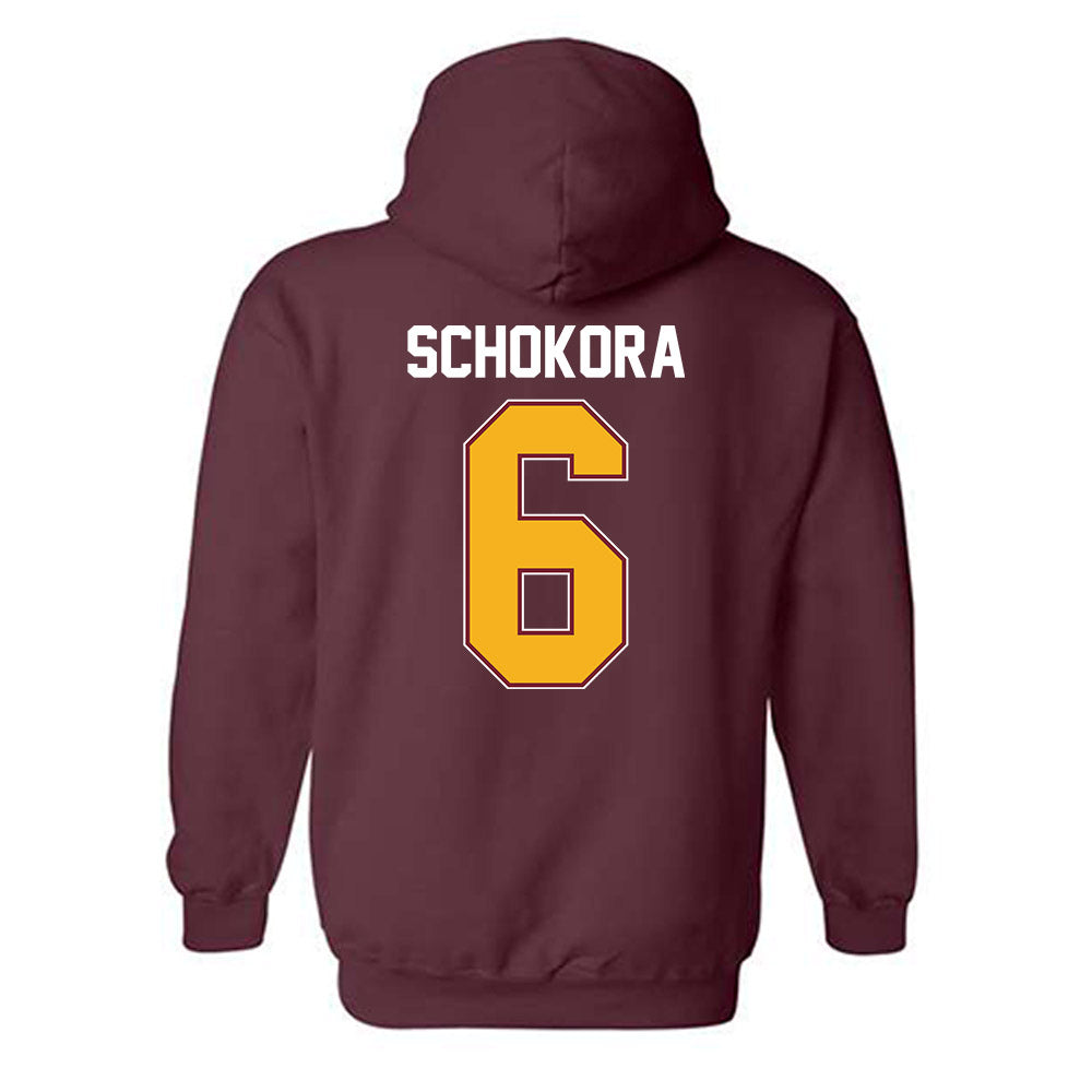 Winthrop - NCAA Women's Soccer : Evyn Schokora - Classic Shersey Hooded Sweatshirt-1