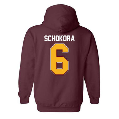 Winthrop - NCAA Women's Soccer : Evyn Schokora - Classic Shersey Hooded Sweatshirt-1