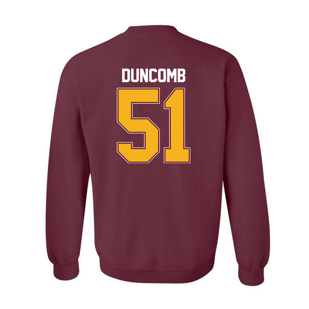 Winthrop - NCAA Men's Basketball : Logan Duncomb - Classic Shersey Crewneck Sweatshirt-1