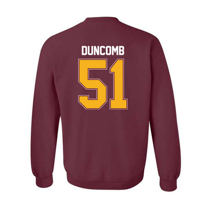Winthrop - NCAA Men's Basketball : Logan Duncomb - Classic Shersey Crewneck Sweatshirt-1