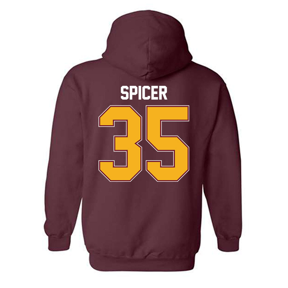 Winthrop - NCAA Women's Lacrosse : Janie Spicer - Classic Shersey Hooded Sweatshirt-1