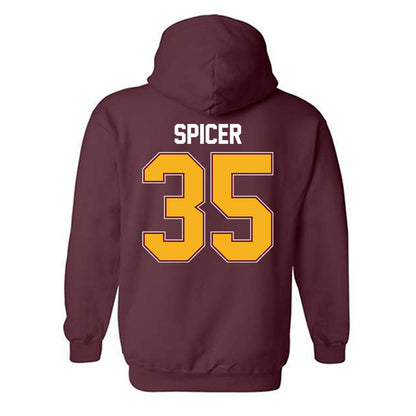 Winthrop - NCAA Women's Lacrosse : Janie Spicer - Classic Shersey Hooded Sweatshirt-1