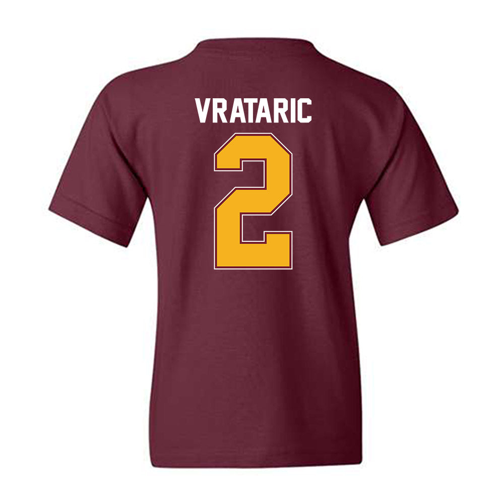 Winthrop - NCAA Men's Soccer : Dragen Vrataric - Classic Shersey Youth T-Shirt-1