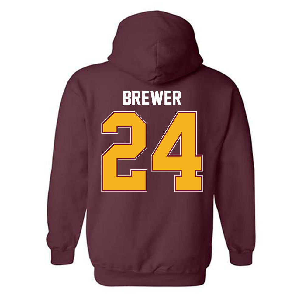 Winthrop - NCAA Women's Soccer : Elle Brewer - Classic Shersey Hooded Sweatshirt-1
