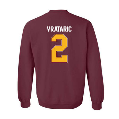 Winthrop - NCAA Men's Soccer : Dragen Vrataric - Classic Shersey Crewneck Sweatshirt-1