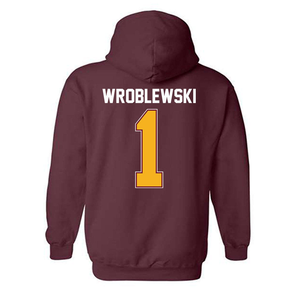 Winthrop - NCAA Women's Lacrosse : Reese Wroblewski - Classic Shersey Hooded Sweatshirt-1