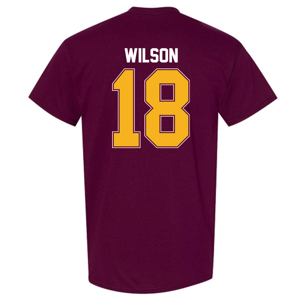Winthrop - NCAA Men's Soccer : Thomas Wilson - Classic Shersey T-Shirt-1