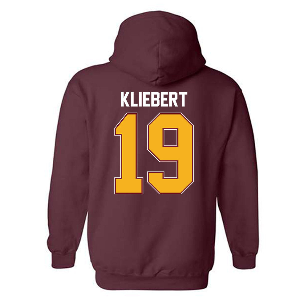 Winthrop - NCAA Men's Soccer : Pierson Kliebert - Classic Shersey Hooded Sweatshirt-1