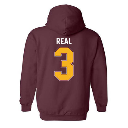 Winthrop - NCAA Women's Soccer : Olivia Real - Classic Shersey Hooded Sweatshirt-1