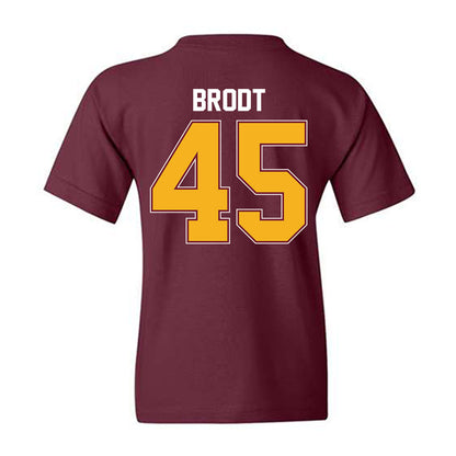 Winthrop - NCAA Baseball : Walker Brodt - Classic Shersey Youth T-Shirt-1