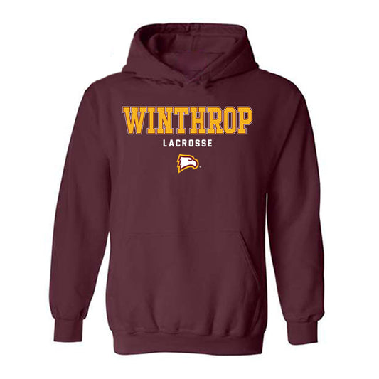 Winthrop - NCAA Women's Lacrosse : Janie Spicer - Classic Shersey Hooded Sweatshirt-0