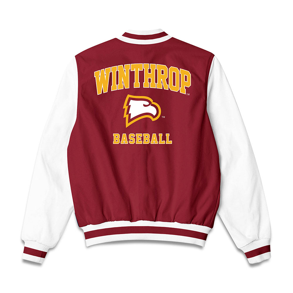 Winthrop - NCAA Baseball : Stephen West - Bomber Jacket-1