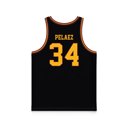 Winthrop - NCAA Women's Basketball : Martina Pelaez - Black Basketball Jersey-1