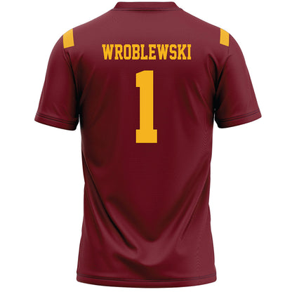 Winthrop - NCAA Women's Lacrosse : Reese Wroblewski - Garnet Lacrosse Jersey -1