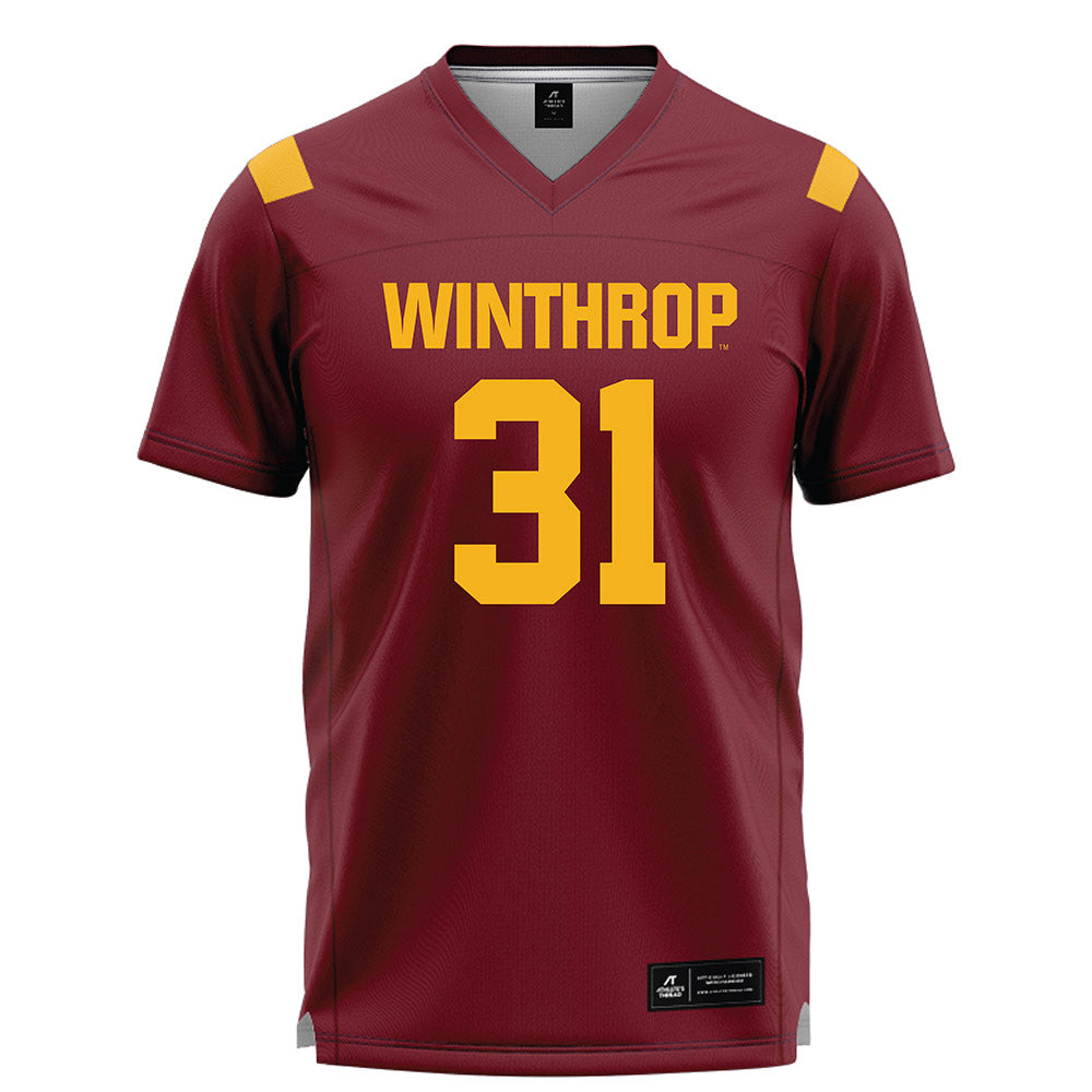 Winthrop - NCAA Women's Lacrosse : Courtney Iadanza - Garnet Lacrosse Jersey -0