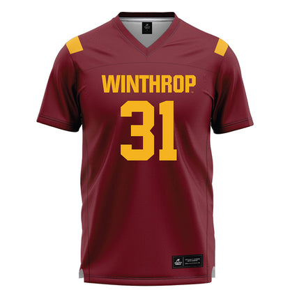 Winthrop - NCAA Women's Lacrosse : Courtney Iadanza - Garnet Lacrosse Jersey -0