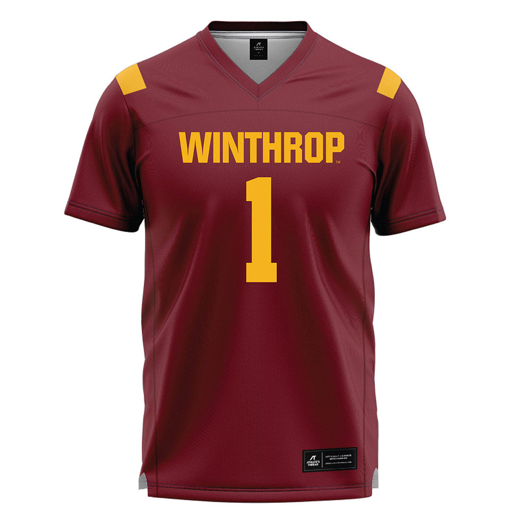 Winthrop - NCAA Women's Lacrosse : Reese Wroblewski - Garnet Lacrosse Jersey -0