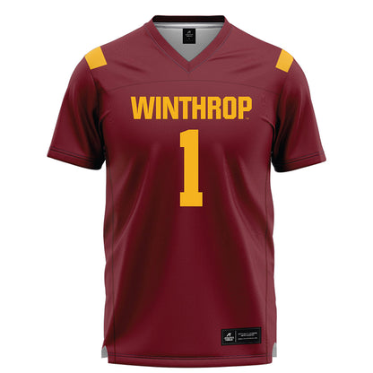 Winthrop - NCAA Women's Lacrosse : Reese Wroblewski - Garnet Lacrosse Jersey -0