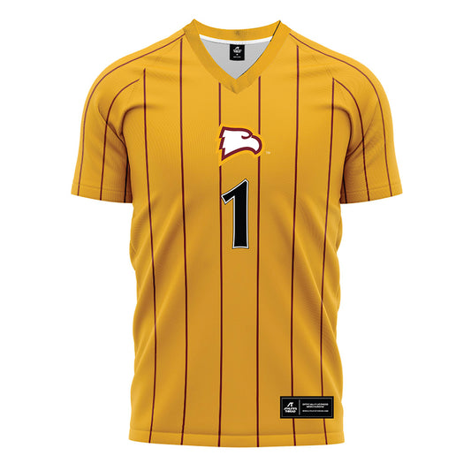 Winthrop - NCAA Men's Soccer : Jack Kilstrom - Gold Soccer Jersey-0