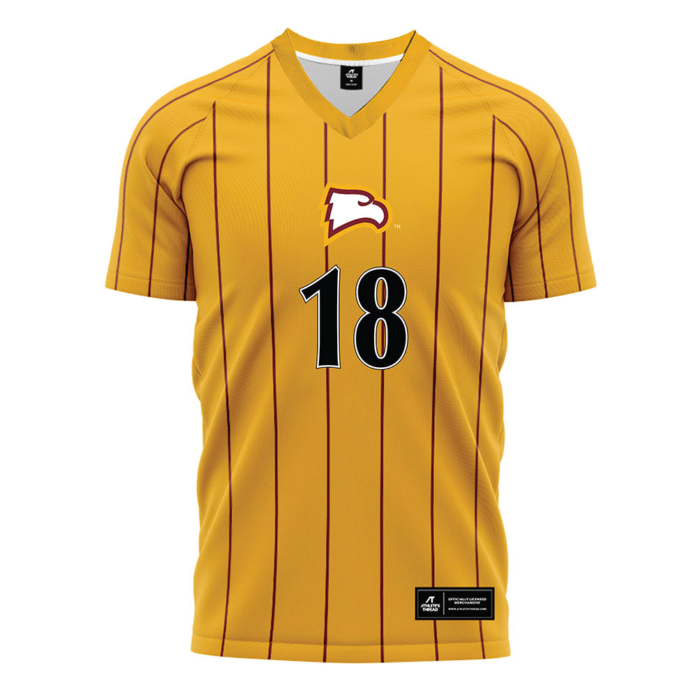 Winthrop - NCAA Men's Soccer : Thomas Wilson - Gold Soccer Jersey-0